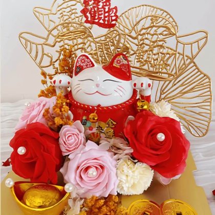 Radiant Fortune Cat Bloom