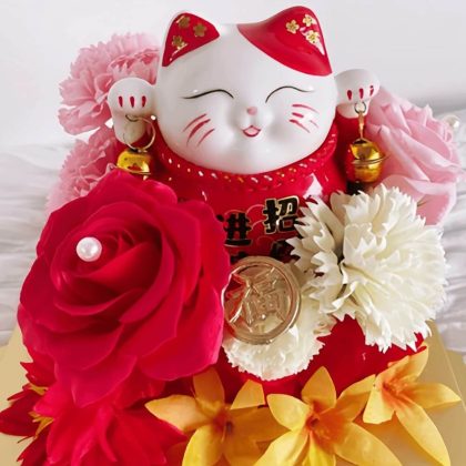 Lucky Cat Prosperity Bouquet
