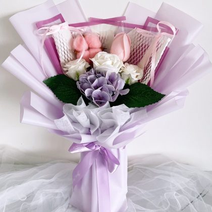 Lavender Bliss Soap Flower Bouquet