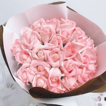 Blush Pink Grandeur Soap Flower Bouquet