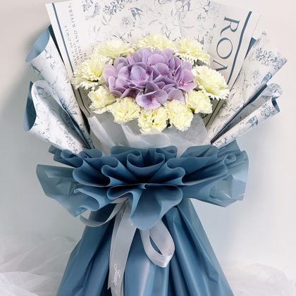 Lavender Whisper Hydrangea Bouquet