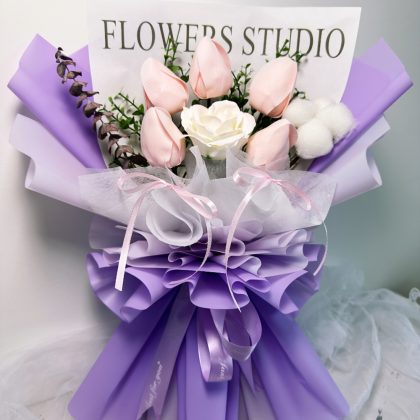 Blush Petal Elegance Bouquet