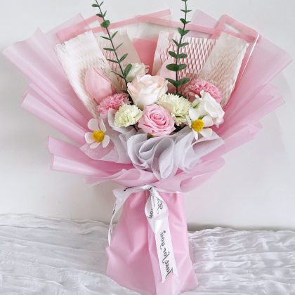 Charming Pastel Floral Bouquet