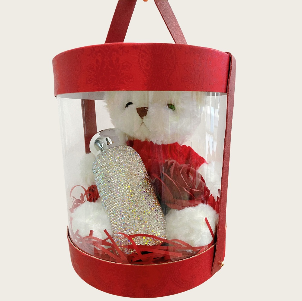 Cuddle & Sip Gift Set – Teddy Bear + Fancy Thermal Flask - Image 4