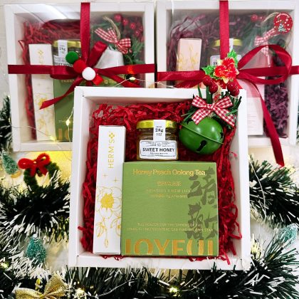 Xmas Honey & Tea Wellness Gift Box